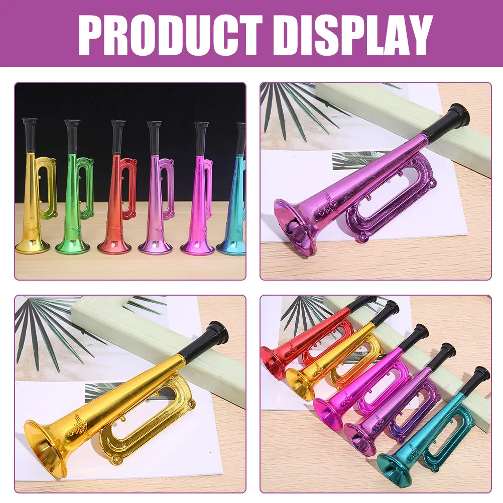 

Набор из 18 портативных пластиковых горных рожков для футбольных матчей, вечеринок, мероприятий на открытом воздухе, развлекательных мероприятий и праздников