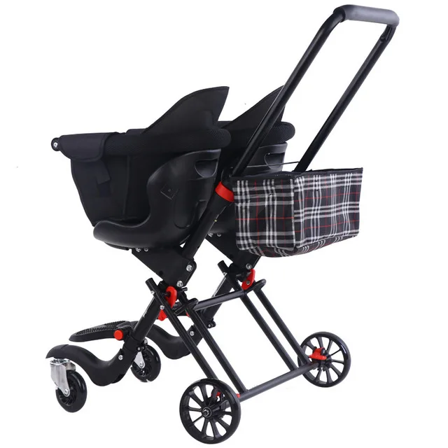 Lightweight Folding Second Child Artifact Double Trolley Twin Walking Baby Artifact Baby Stroller