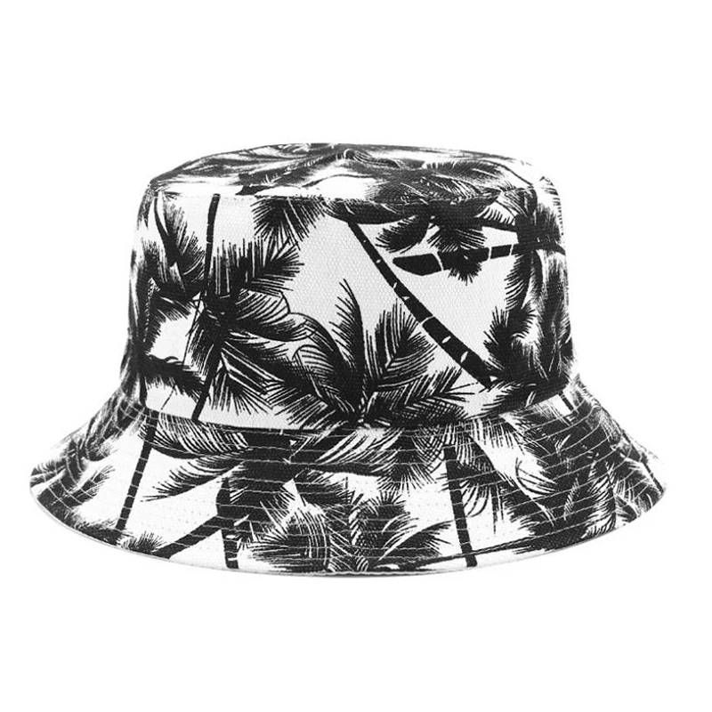 Two Side Bucket Hat For Men Women Hip Hop Fisherman Hat Adult Summer Flat Cap