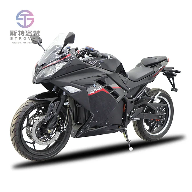 High Speed New Street Sports Motorcycles Electric 17'' Big Wheel Motos 100% Electric Motorcycles 4000W Manufacturer