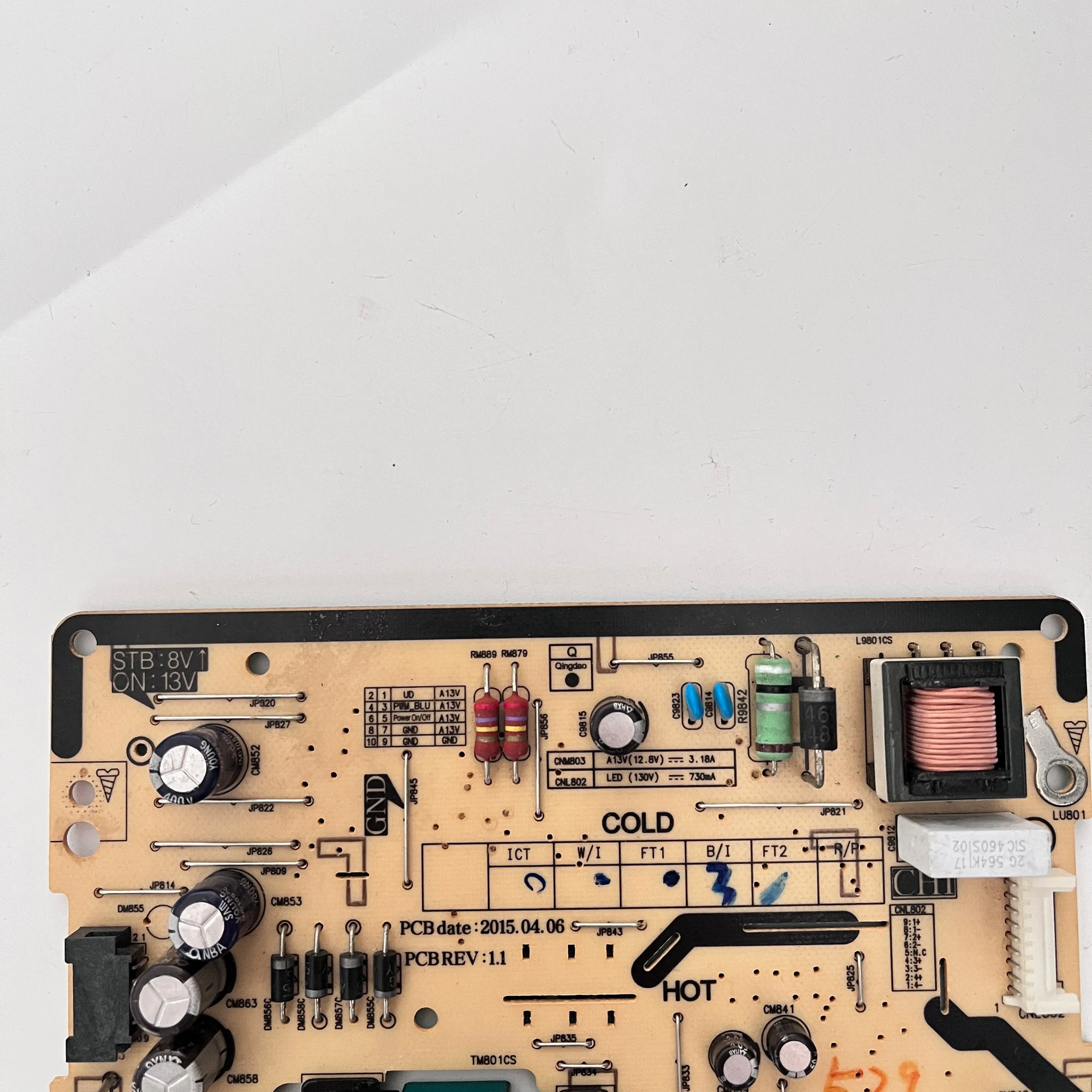 Original TV Power Supply Board, adequado para TV UN43J5020AF UN43J5200AFXZA, BN44-00852A = BN44-00852C, novo, genuíno