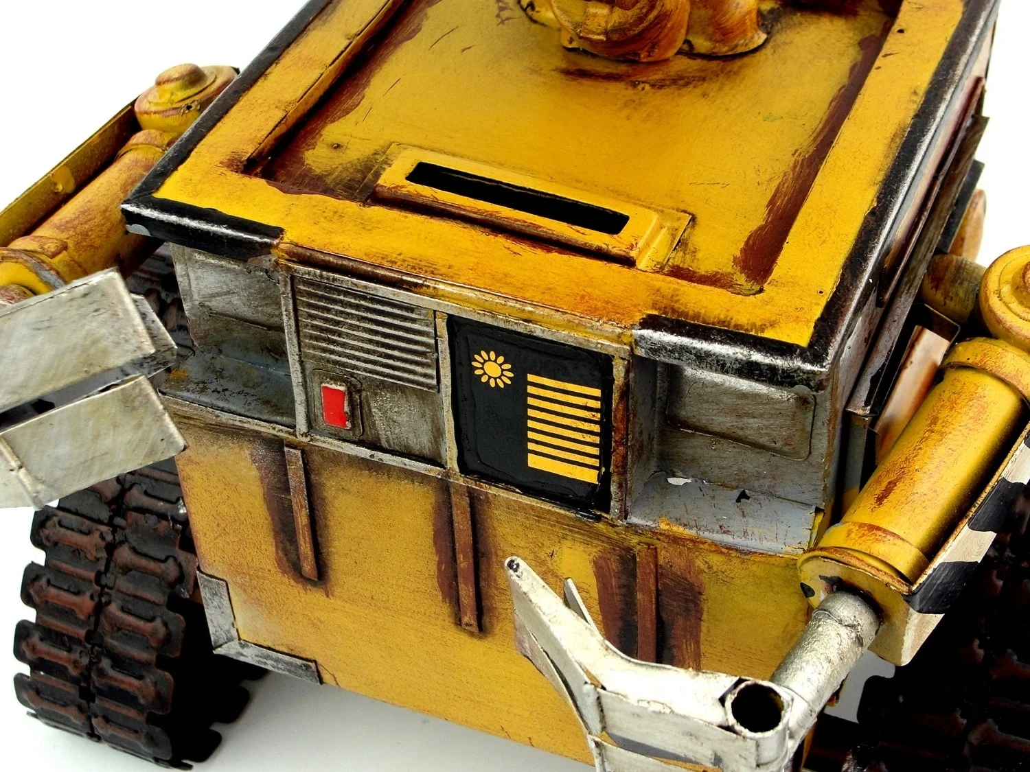 Robot retro wrought iron model decorative decoration tin creative handicrafts piggy bank gift - view 4