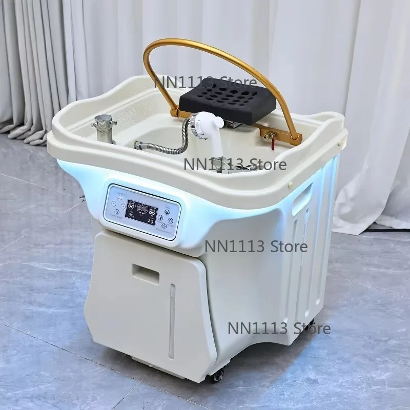 

Newest Shampoo Basin Mobile Hair Washing Sink Easy Home Salon Use