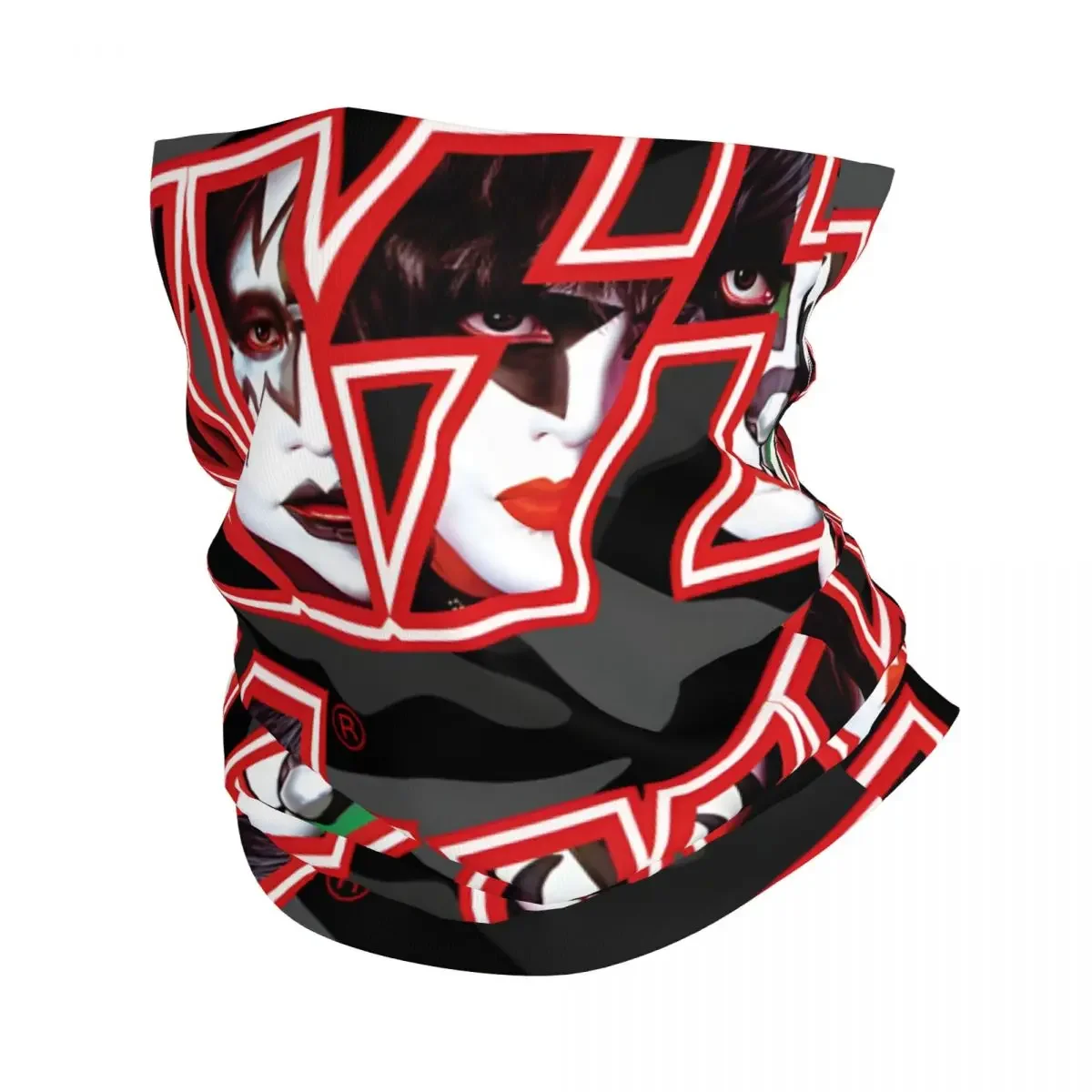 Funny Bandana Neck Cover Printed Motor Motocross K-Kiss Band Face Mask Cycling Scarf Hiking Unisex Adult Washable