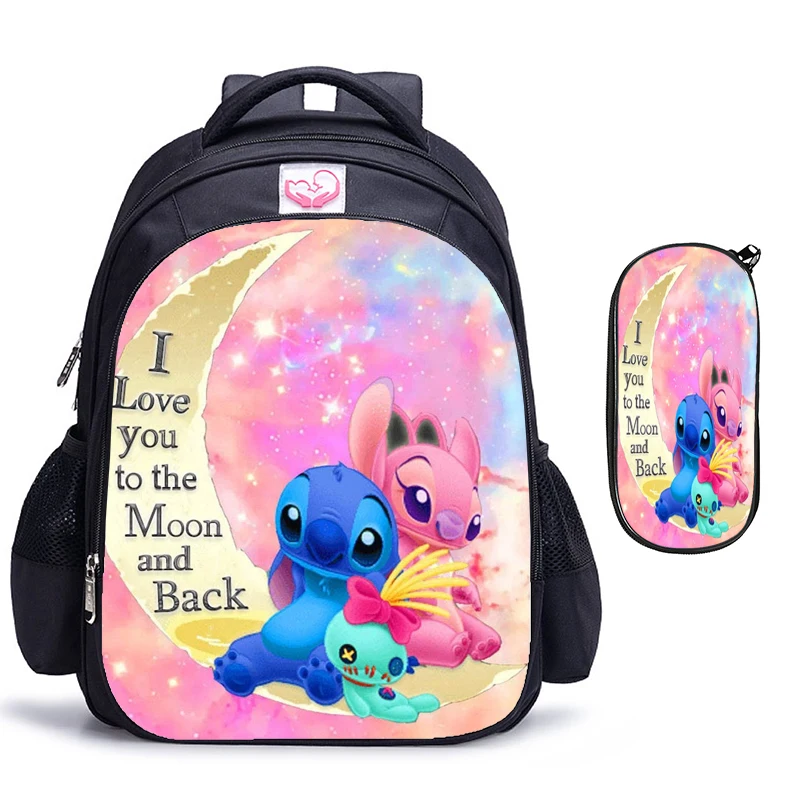 

Lilo & Stitch School Bag Primary Students kawaii Cartoon School Bag Orthopedic Boys Girls Grade 1-6 Mochila infantil