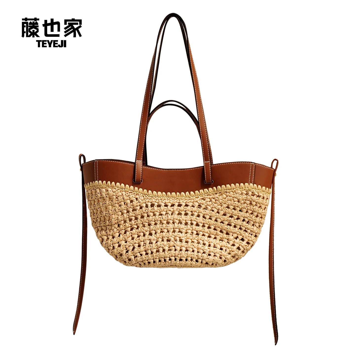Tote Bag Beach - TEYEJI 2026 New Vintage Casual Vacation