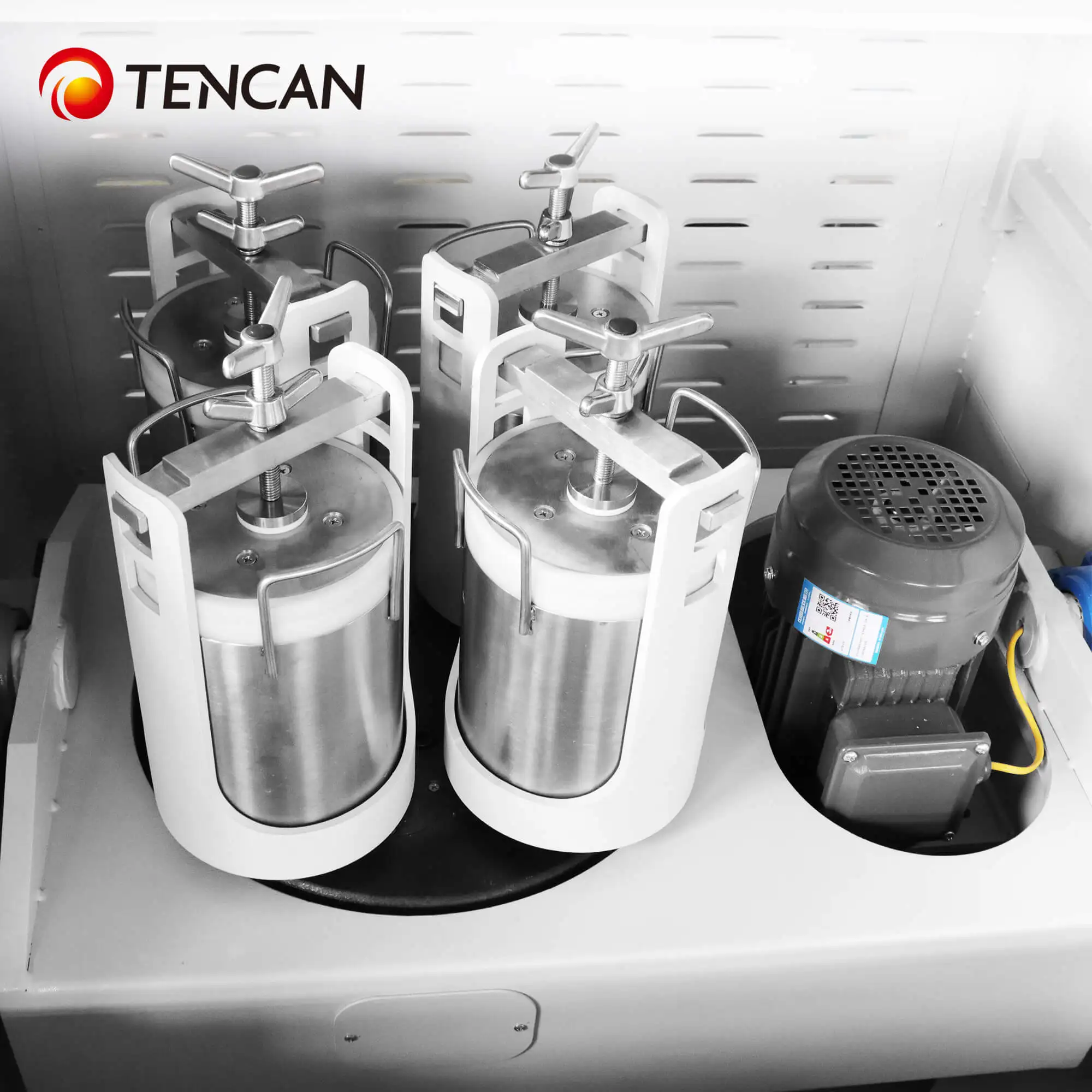 TENCAN 360 Planetary Ball Mill Motor-Driven Food Processing Laboratory Mill Max 0.1micron Output Full Directional Grinding