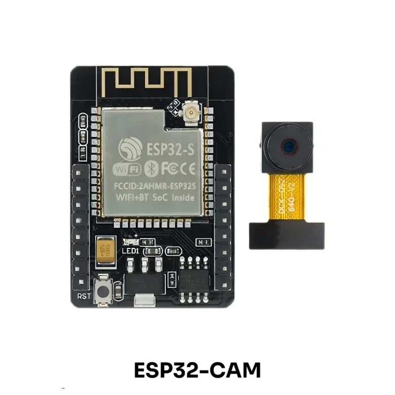 ESP32-CAM-MB moduł WiFi + moduł Bluetooth moduł kamery ESP32 płytka rozwojowa CH340 CH340G kamera 2.4G antena dla Arduino