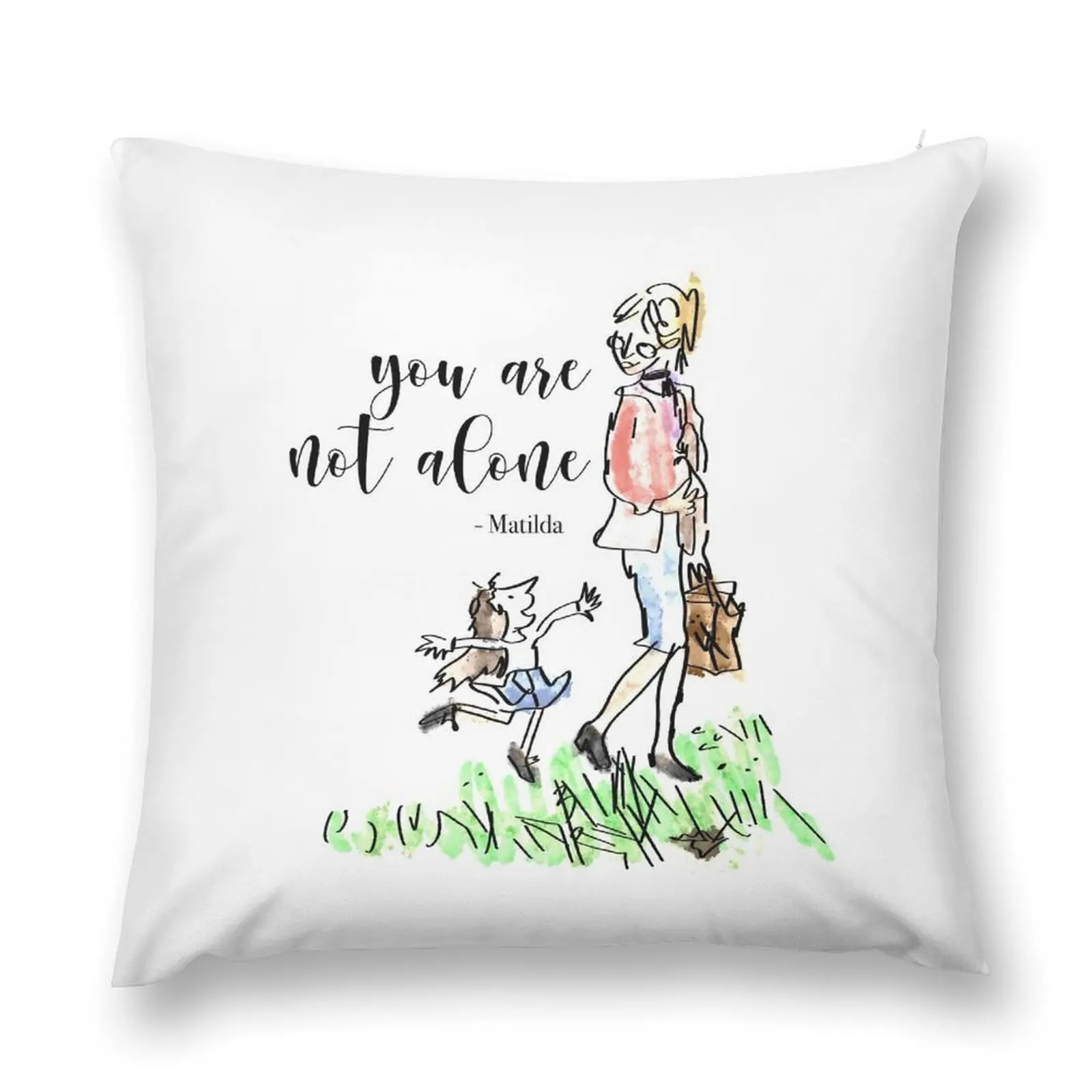 

Miss Honey - You are Not Alone Throw Pillow Sofa Cushions Pillowcases Bed Cushions pillow