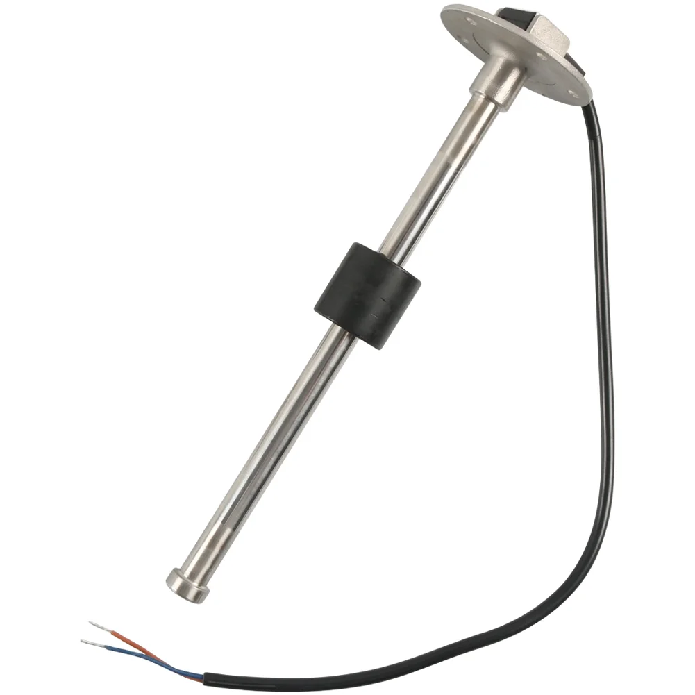 Fuel Level Sensor Kit 52mm and 8 Inch Gauge for RV Boat Yacht Auto for tractor Farm Machinery Compatible with Diesel Water