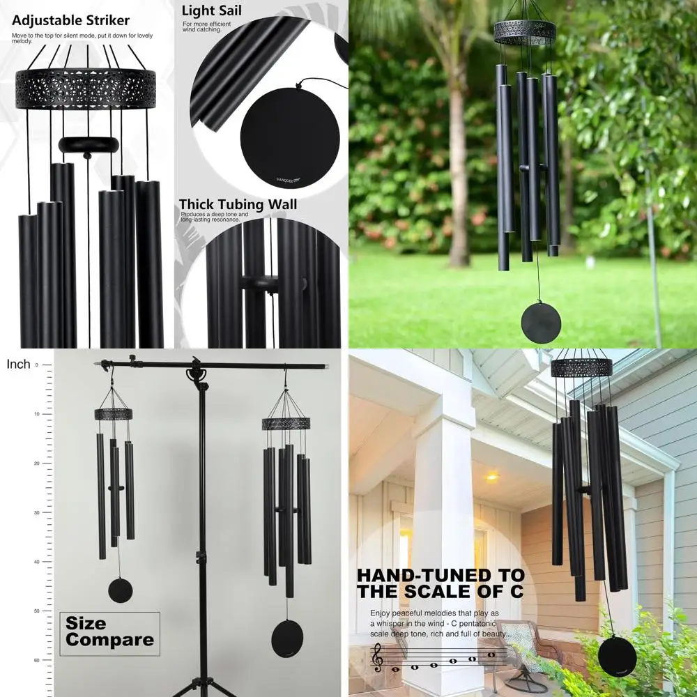 

48 Outdoor Deep Tone Wind Chimes - Clearance Sale, Memorial Gift, Garden Patio Yard Decor
