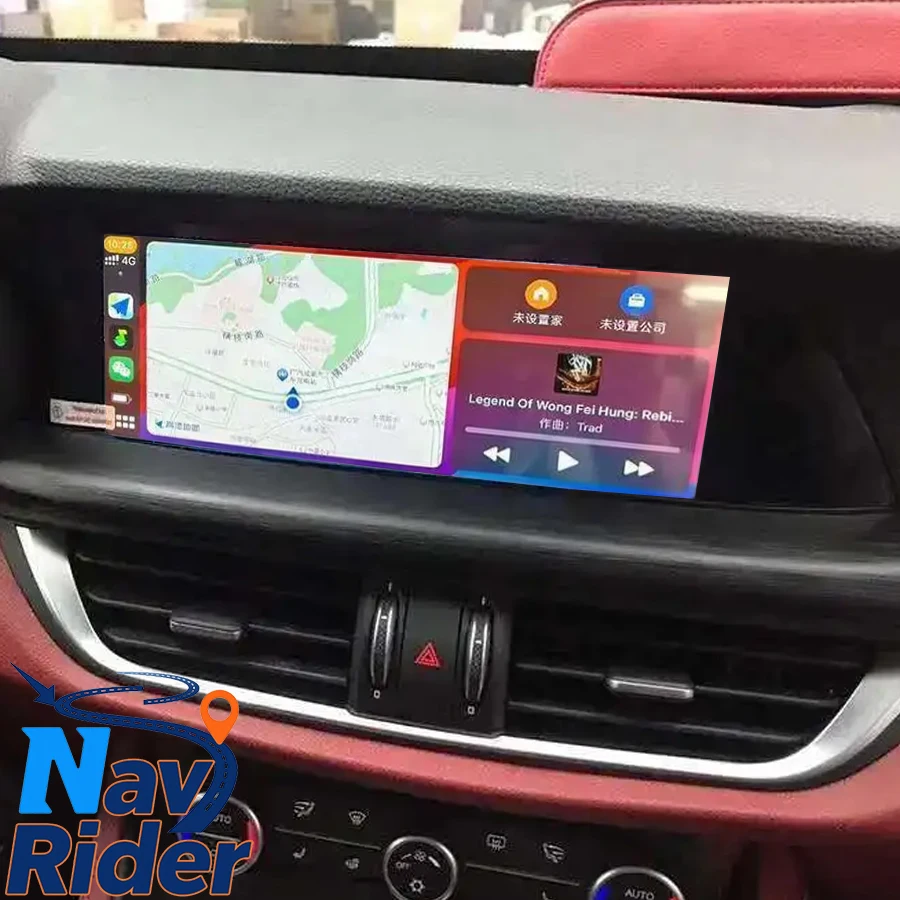 

10,25-дюймовый экран для Alfa Romeo Stelvio 2016-2021, стерео, аудио, GPS-навигация, CarPlay, Android, автомобильная мультимедийная система