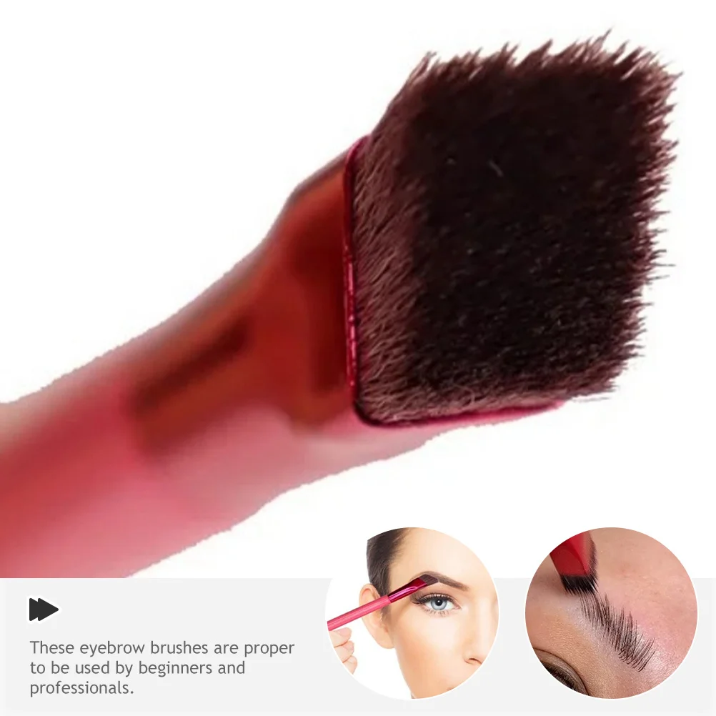 

2Pcs Angled Brow Brush for Eyebrows Women's Makeup Tool Groom and Shape Fill in Liner Apply Shadow Daily Use Gift Idea