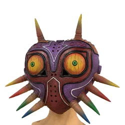 Majora's Mask of Zelda Scary Realistic Face Mask Halloween Cosplay Costume Prop for Adults Teens Game Party Mask