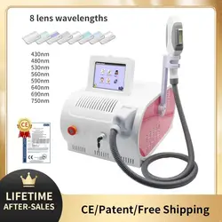 500,000 Shoots OPT Painless IPL Ice E light 8 Filters Anti-Aging Cooling System Photonic Rejuvenation Hair Removal Machine Salon