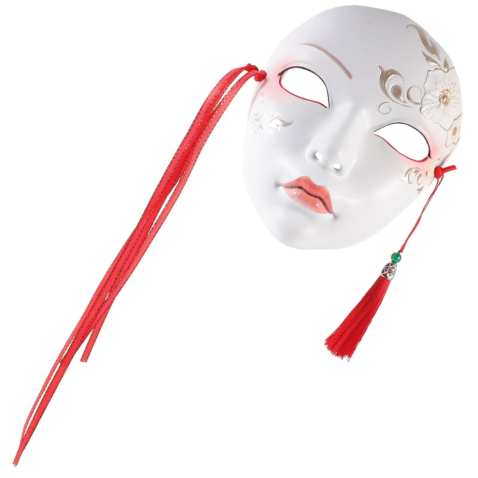 

Beautiful Woman Mask Chinese Style Elegant Masquerade Mask For Halloween Carnival Party Cosplay Festival Decoration