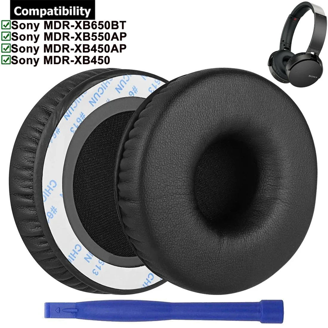 

Сменные амбушюры, амбушюры для наушников Sony MDR-XB550AP MDR-XB450AP MDR-XB650BT MDR XB550AP XB450AP XB650BT XB450