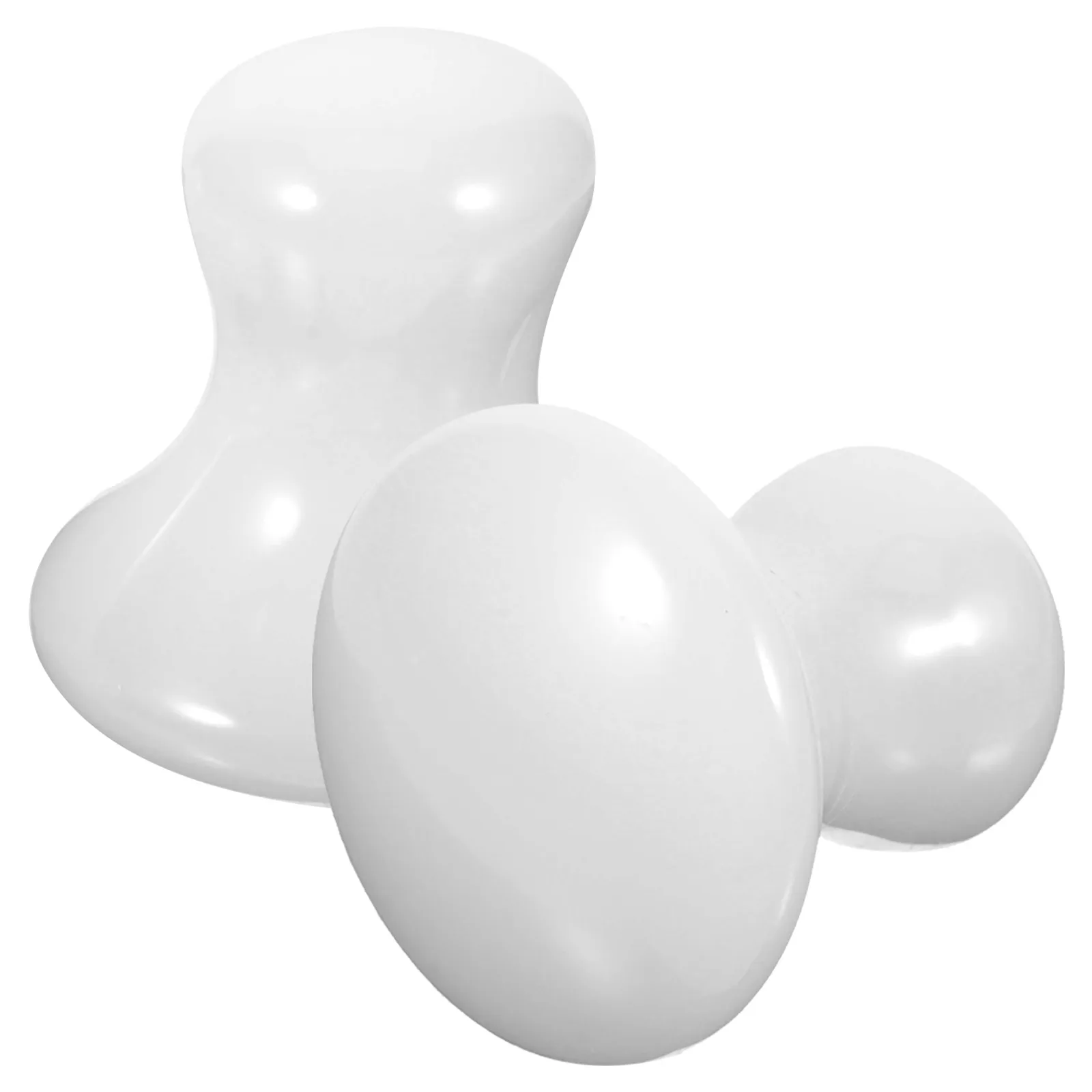 2 pezzi di massaggio facciale a forma di Gua Sha strumento di bellezza rullo raschiante per viso collo schiena massaggio spa cura