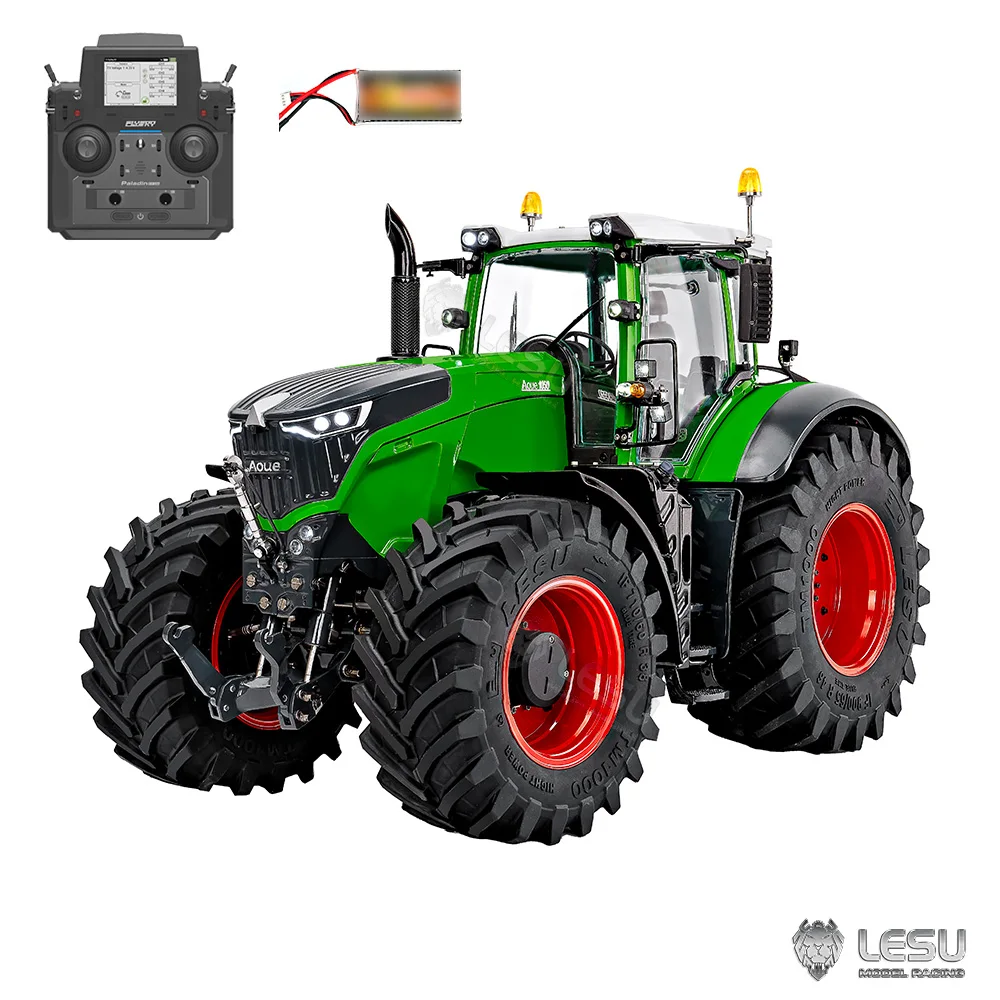 Pre Sale LESU RC Hydraulic Profession Class Tractor 1050 1/14 RTR PNP 4X4 Metal Assembled Painted Chassis Car Vehicle Toy Model