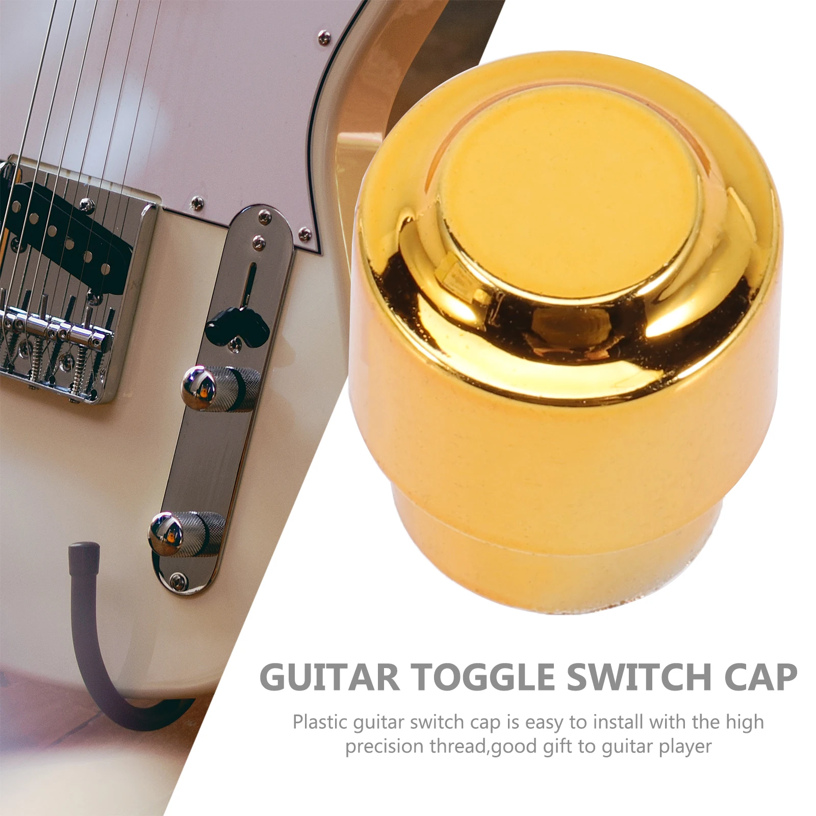 

10Pcs Guitar Switch Knob Caps Easy Install Durable Electric Guitar Accessories