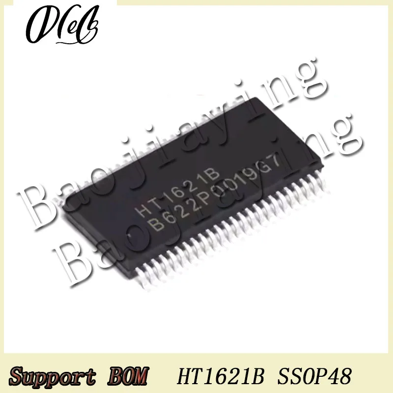 50PCS/Lot HT1621 HT1621B SSOP-48 IC Chip For LCD driver