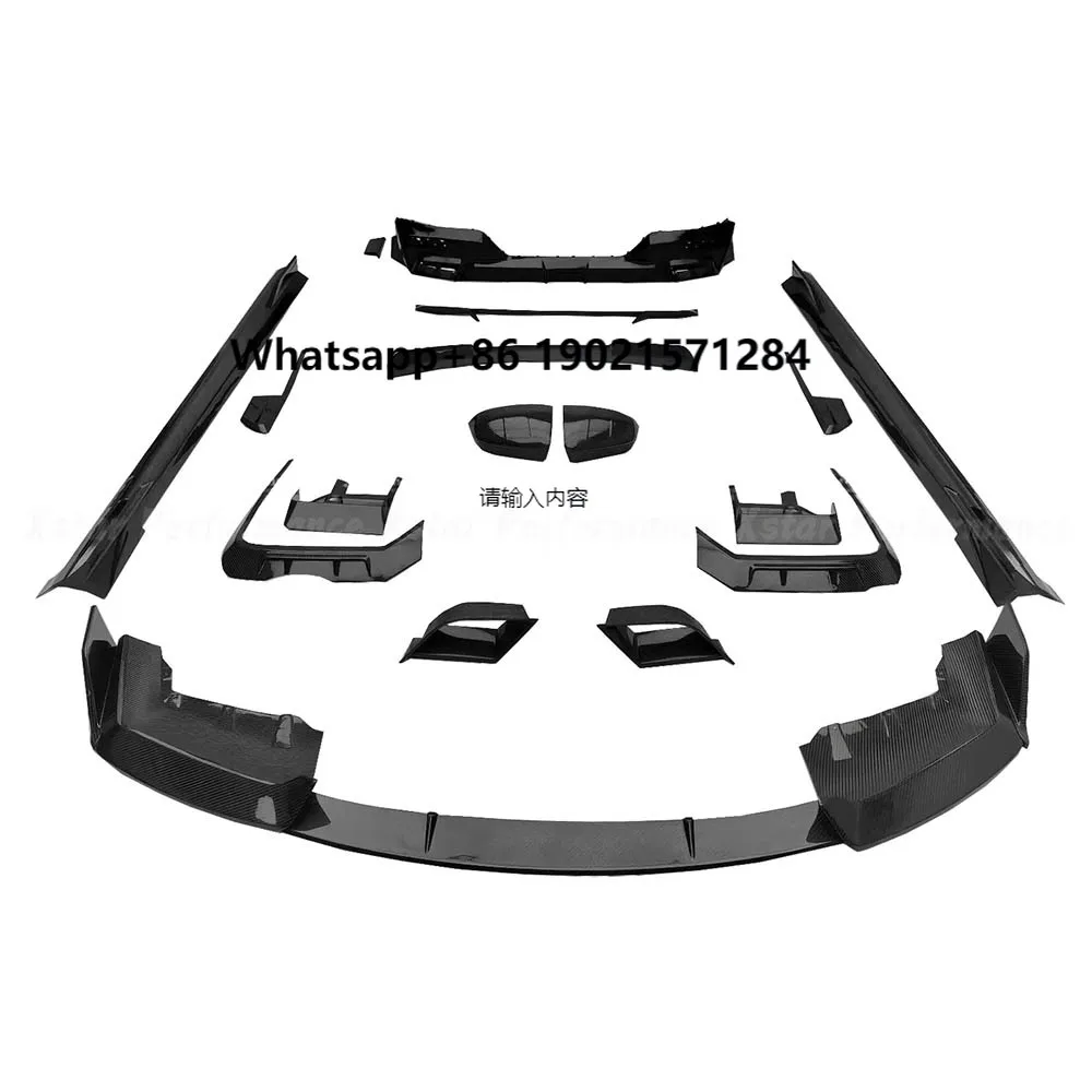 

Высококачественные сухие углеродное волокно MSY Style Body Kits Задний диффузор для 7-й серии I7 G70 2023-2024 Передние боковые юбки для губ