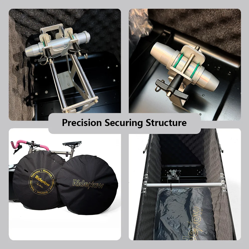 RIDENOW製 バイクトラベルケース RideNow Aluminum Alloy Travel Case for Road bike MTB Bicycles Pro