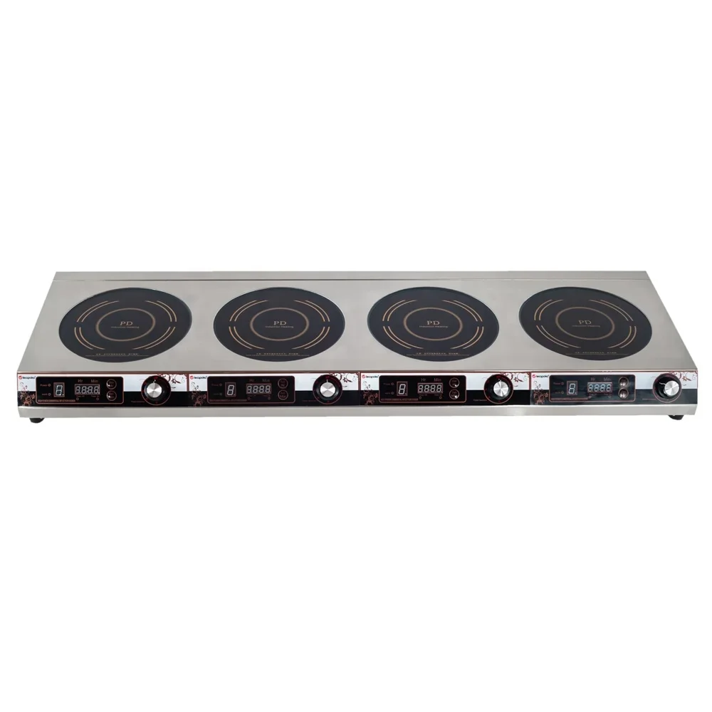 custom 220V  stainless steel 4 burners best portable 3500w induction cooktop china 3.5kw electric induction cooker 3500w ih