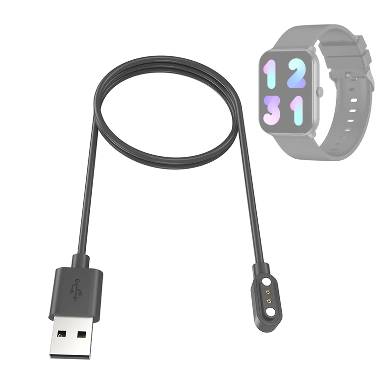 Smartwatch Dock Charger Adapter USB Charging Cable Cord for IMILAB W01 Sport Smart Watch Power Charge Wire Accessories