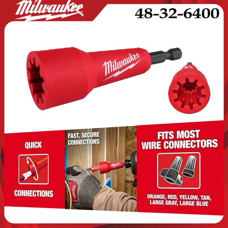 Milwaukee 48-32-6400 Quick-Twist Wire Connector Socket 1/4