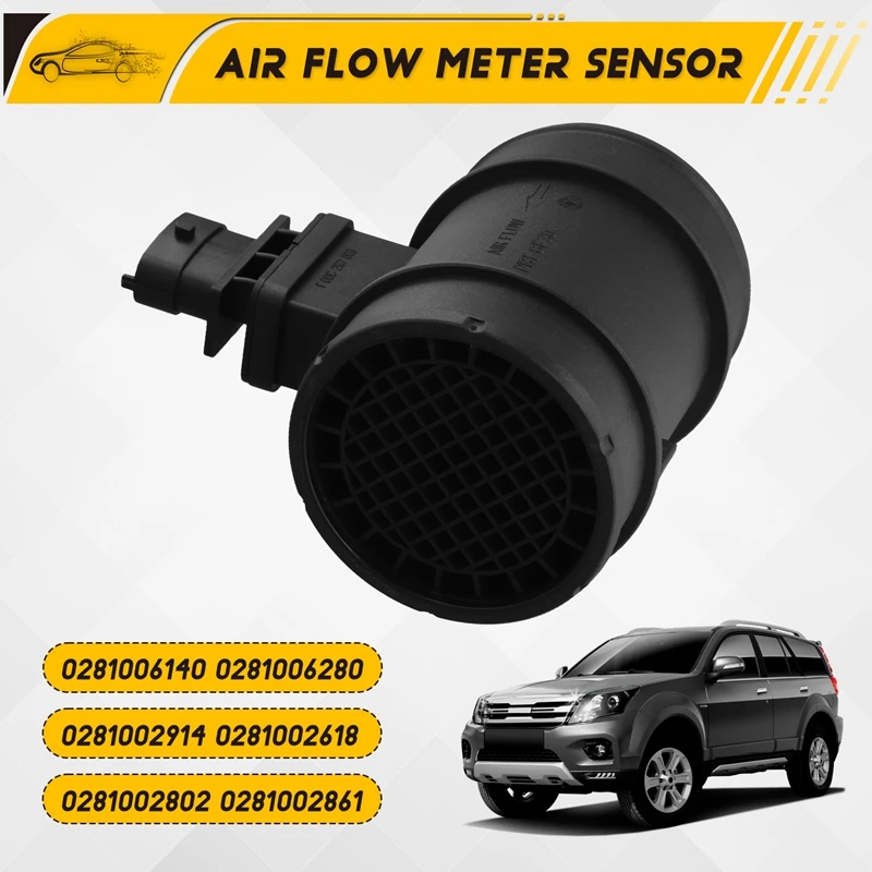 0281006140 Car Mass Air Flow Meter Sensor For Great Wall Haval JMC Jiangling Kaiyun Isuzu 0281006280 0281002914