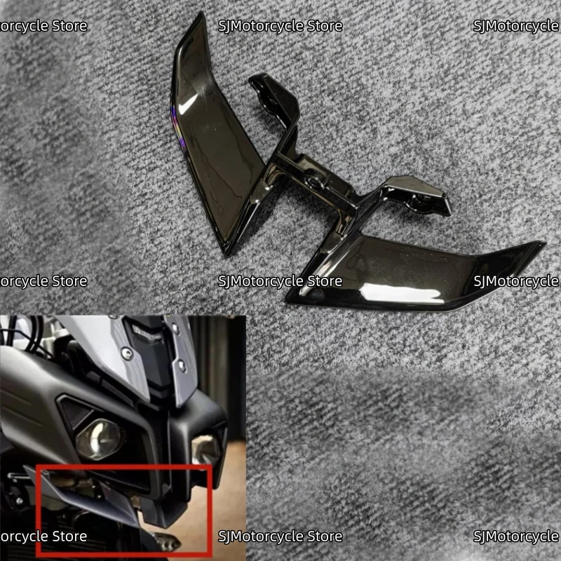 

Bright black Motorcycle Headlight Under Fairing Wing Fit for Yamaha FZ-10 MT-10 MT10 FZ10 MT 10 2016 2017 2018 2019 2020 2021