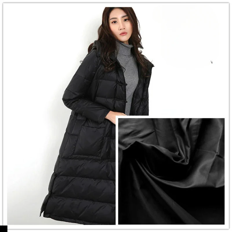 Nylon Down Jacket Fabric High Density 310T 40D Waterproof anti-static Resistant Matte Soft Vest Coat Nylon Fabric