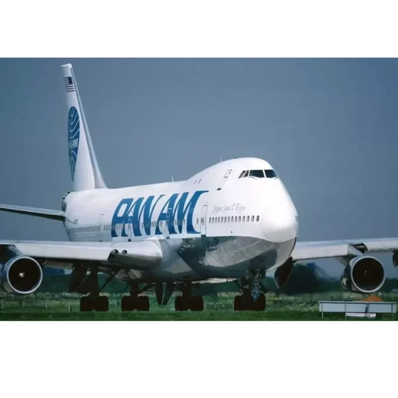 

Новый масштаб 1/150 47 см самолет B747 самолет PAN AM Airways модель W легкое колесо литой под давлением смола самолет коллекция дисплей игрушки