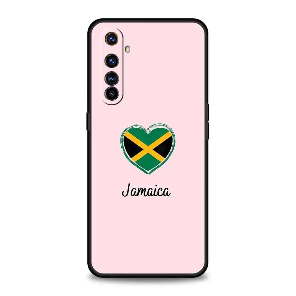 جامايكا العلم الوطني جراب هاتف ل Realme 13 12 11 10 4G 9 8 5G 7 GT5 GT3 GT2 Pro Plus C21 C11 C25 C35 GT Neo 2 3 3T 5 غطاء #4
