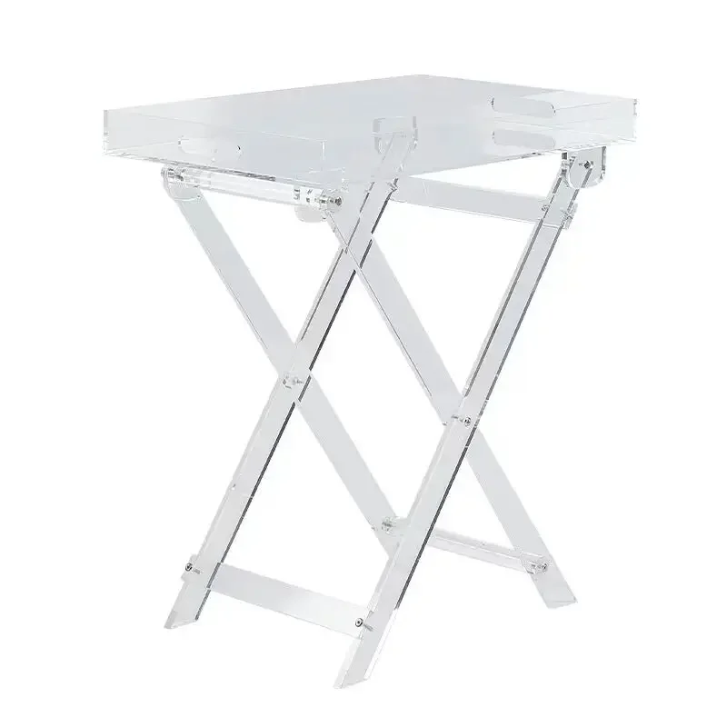 

Transparent, acrylic, folding, table, portable, small sofa