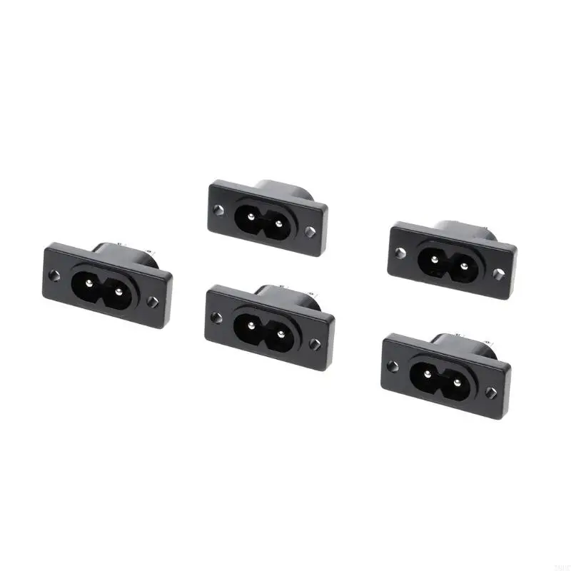 T8UC 5 PCS IEC320 C8 2 Терминальная заглушка Внутреннего подключения 250 В 2,5A