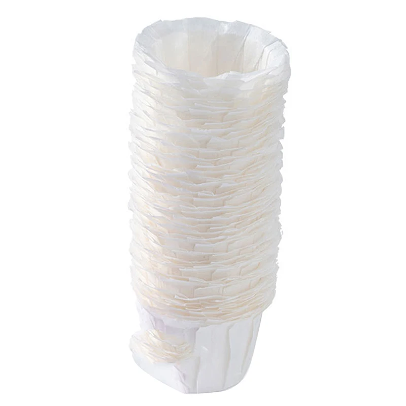 100PCS Cup Filters Disposable Coffee Filter Paper Filters  Coffee Filter Paper Liners Compatible With All Reusable Capsules