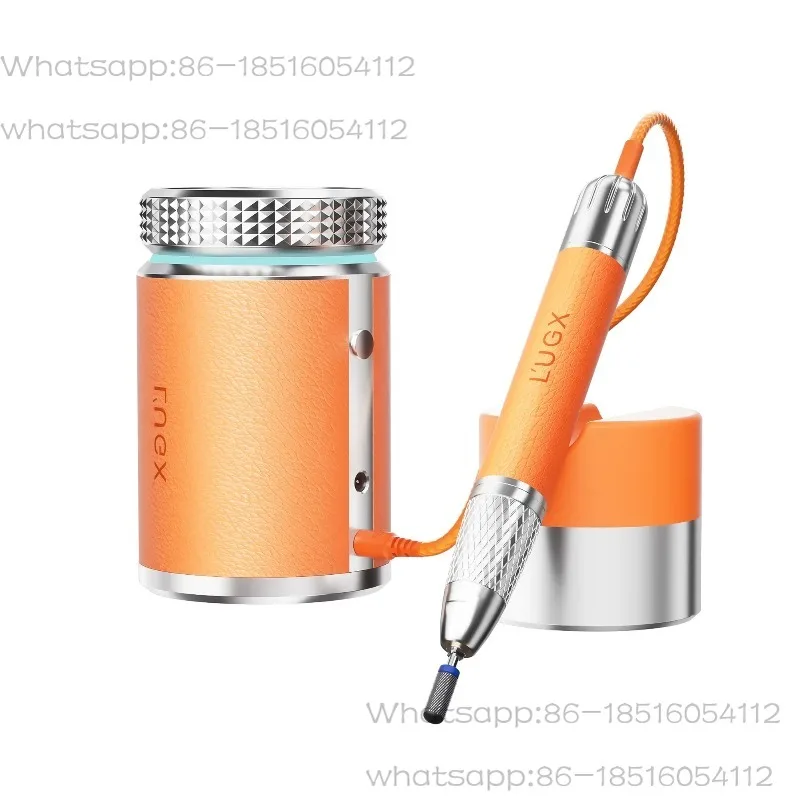 

Hot Sell LUGX 2024 New Waterproof Dustproof 35000rpm Professional Portable Cordless Rechargeable Brushless Nail Drill Machine