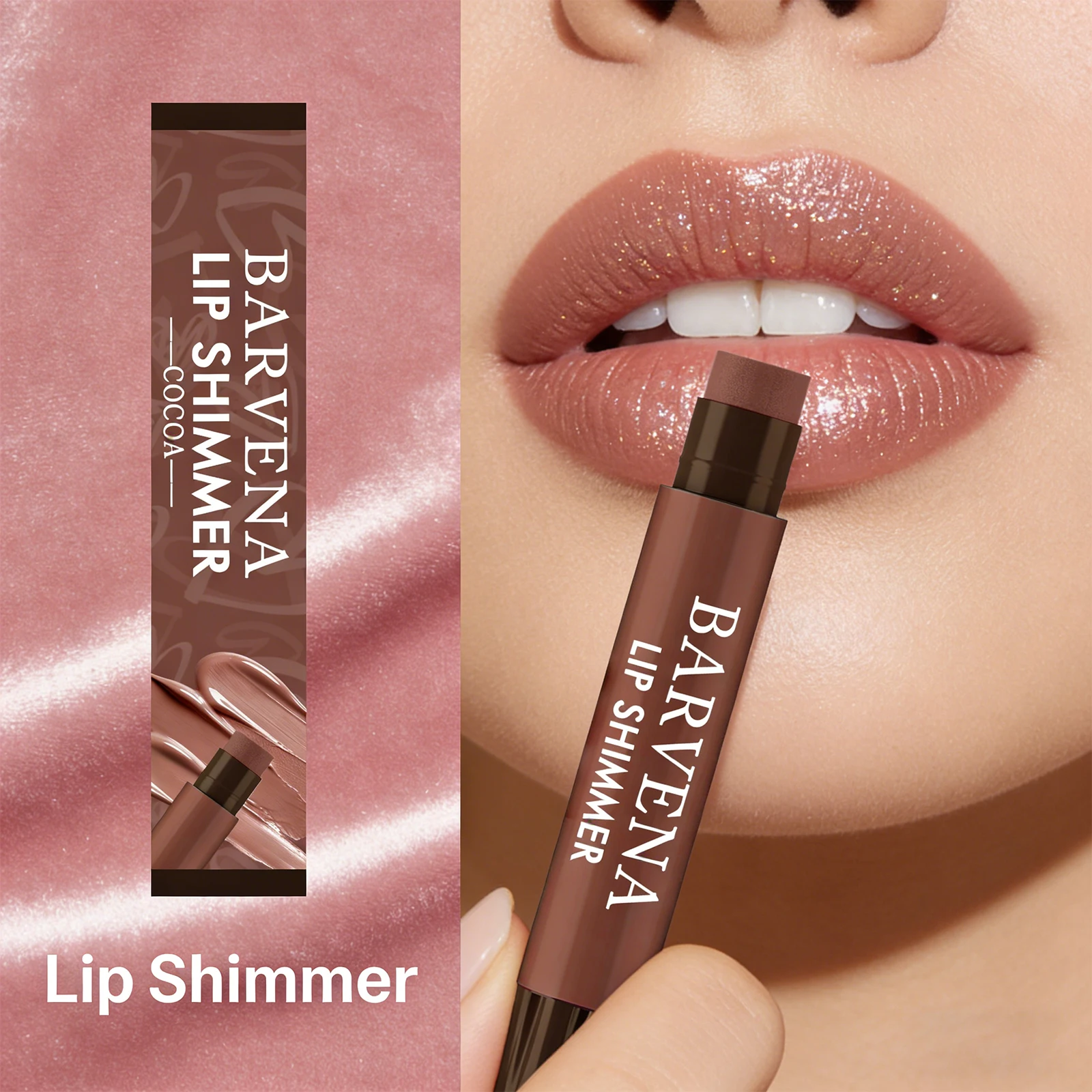 코코아 립밤 모이스춰라이징 젠틀 립 쉬머 데일리 통근용 영양 립 케어 천연 메이크업 오랫동안 지속되는 끈적이지 않는 제품