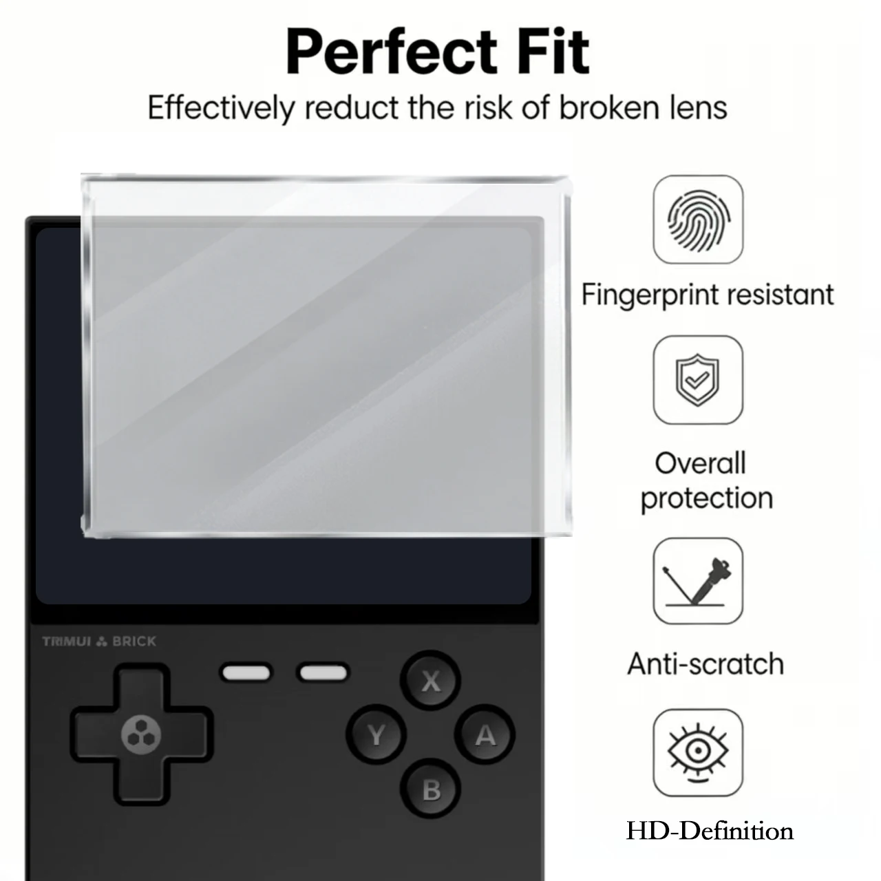 Screen Protector Film For TRIMUI BRICK PRO TG4040 9H Console Tempered Glass Screen Protector Films Game Accessories