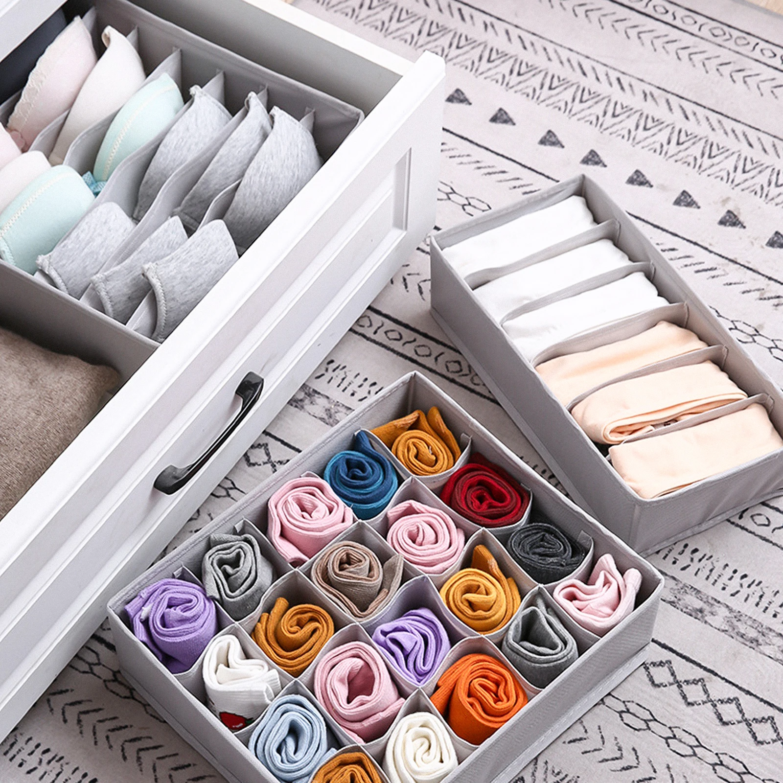 

Underwear Storage Box ganizer Home Supplies Holder Materials Creative Practical Strong Capacity Easy
