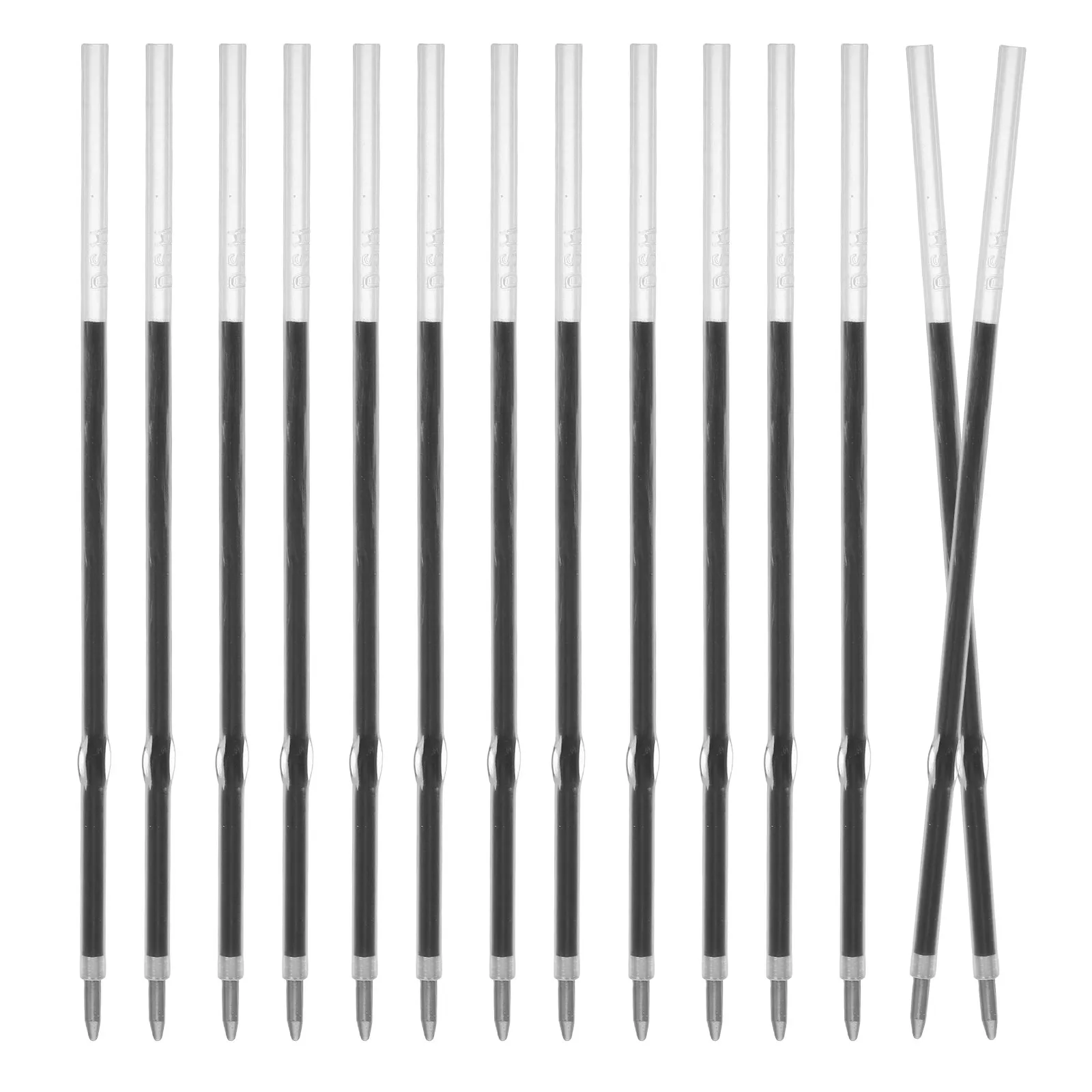 

100 шт. синих стержней для шариковых ручек 0,7 мм, сменные чернила для плавного письма, для выдвижных пластиковых ручек, для офиса и школы