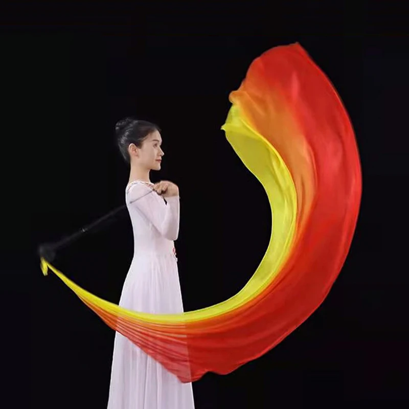 حجاب حريري تقليد مع سلسلة بوي كرات رميها لتايلاند/الهند/العربية للنساء ملحقات الرقص الشرقي دعائم عروض المسرح #2