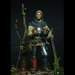 Resin soldier  1/24   ANCIENT officer FANTASY SOLDIER medieval crossbowman    Model Unassambled Unpainted  Figure Building Kit
