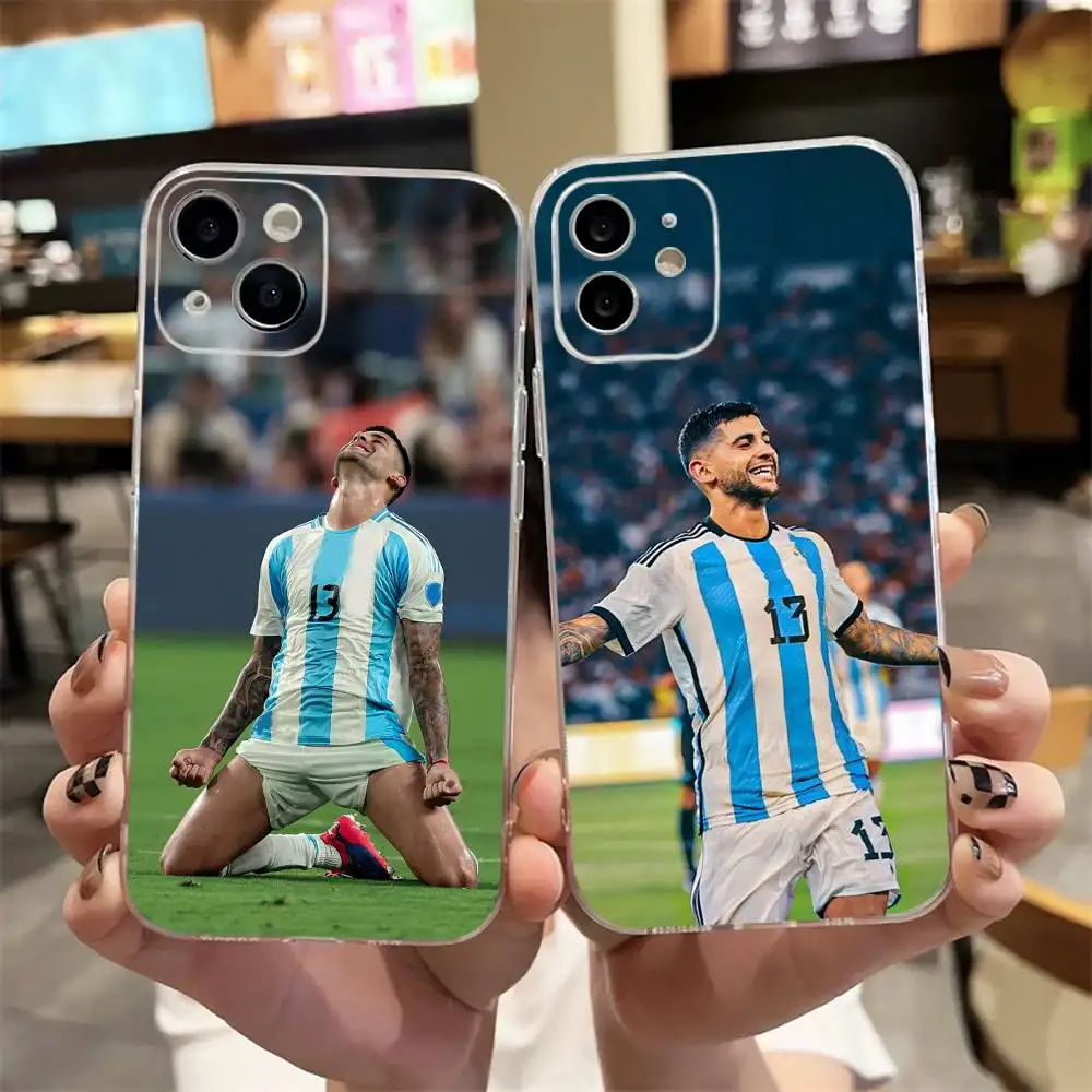 

C-Cristian Romero Phone Case For iPhone17,16,15,14,13,12,11 Plus,Pro Max Soft Transparent Cover