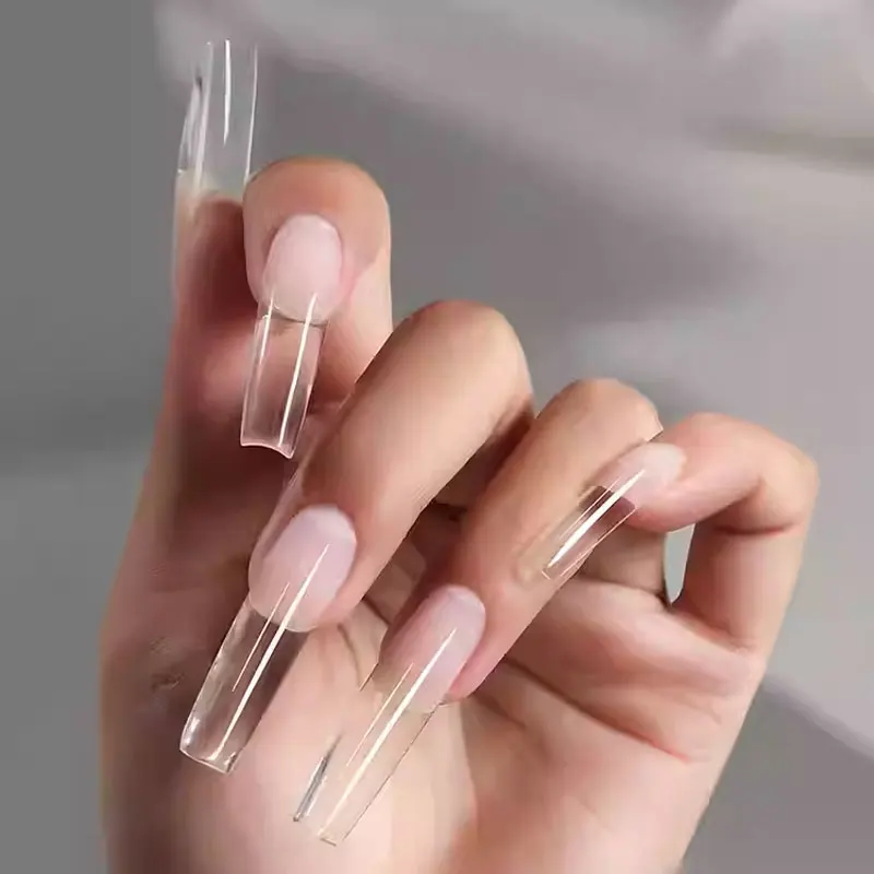 جل تمديد شفاف للغاية من MR Nail، وصلة أظافر سريعة غير مؤلمة، قالب أظافر جل كريستالي للعلاج بالضوء بدون ورق