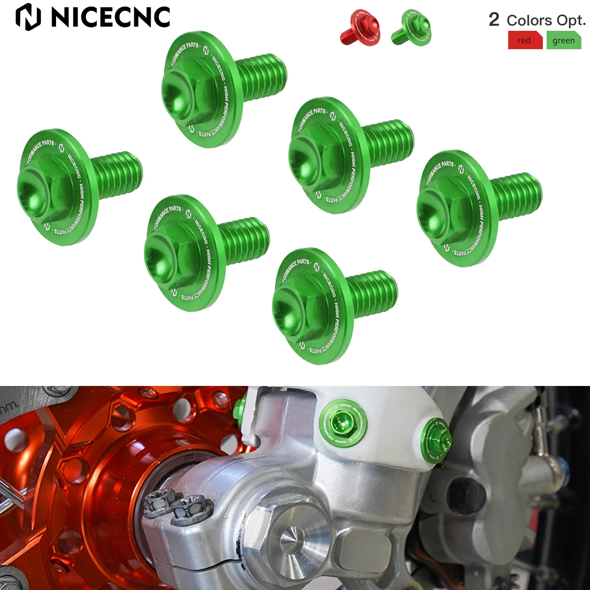 

For Kawasaki KX250 KX450 2019-2022 KX 80 85 125 250 450 KXF 250 450 KLX 300R 450R 150BD 250 D-TRACKER Fork Guard Cover Bolt Kit