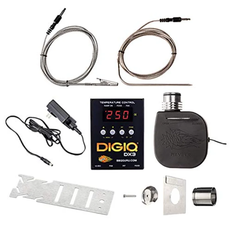 Digiq Dx3 Bbq Temperature Controller And Digital Meat Thermometer For Big Green Egg, Kamado Joe, Weber, And Ceramic Grills