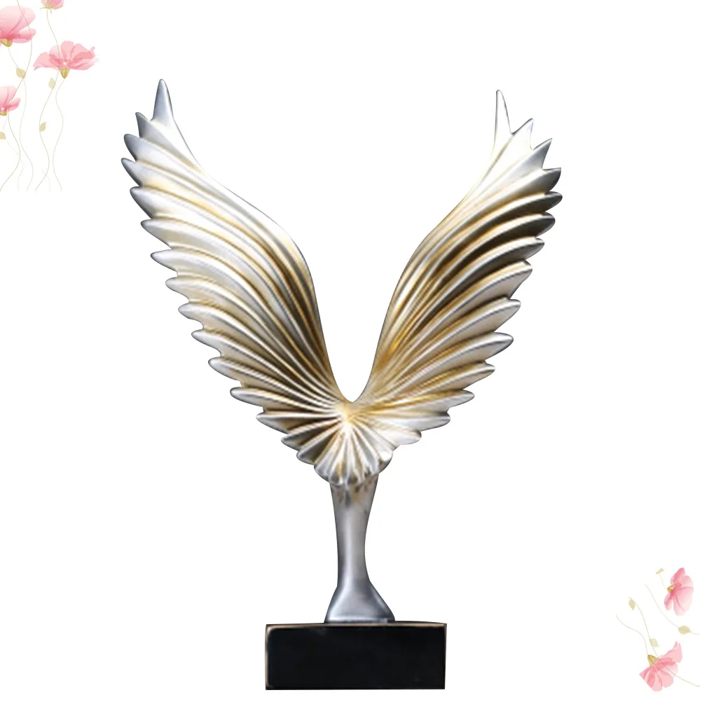 

Eagle Wings Resin Crafts Ornaments Creative Desktop Decoration for Home Office Living Room Bedroom Chic Gift Desktop Decoration